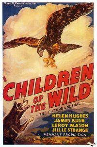 Poster del film Children Of The Wild 1940 stampa su tela