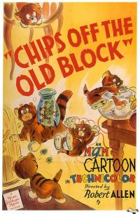 Chips Off The Old Block 1942 Movie Poster stampa su tela