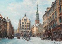 Chmielinski Wladyslaw Motif Of Copenhagen In Winter