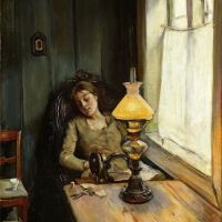 Christian Krohg Tired - 1885