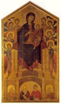 Cimabue The Santa Trinata Madonna canvas print