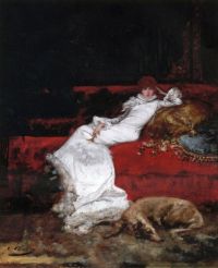 Clairin Georges Portrait Of Sarah Bernhardt 1878