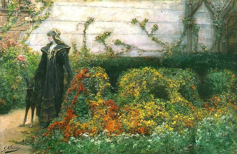 Clairin Georges Sarah Bernhardt As Melisande Ca. 1895 canvas print