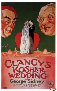 Locandina del film Clancy's Kosher Wedding 1927