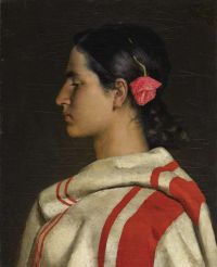 Clark Alson Skinner Girl From Granada Ca. 1878