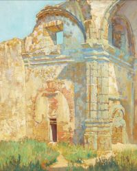 Clark Alson Skinner Ruins Of San Juan Capistrano 1915 canvas print