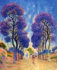 Claude Emile Schuffenecker Road Under The Trees canvas print