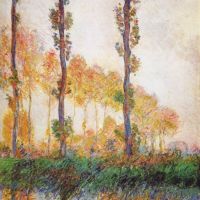 Claude Monet - Álamos en otoño II