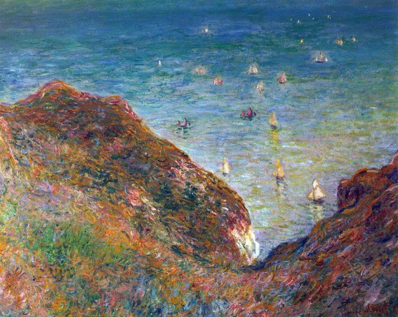 Claude Monet On The Cliffs Of Pourville Fine Weather canvas print