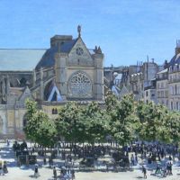 Claude Monet Saint-germain Auxerrois Parijs 1867