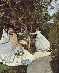 Claude Monet Women In The Garden canvas print