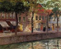 Claus Emile Canal In Zeeland canvas print
