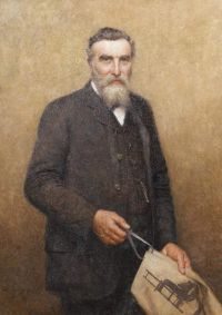 Claus Emile Portrait Of Adolph Terrijn 1893 canvas print