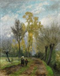 Claus Emile Une Promenade Dans Les Bois canvas print