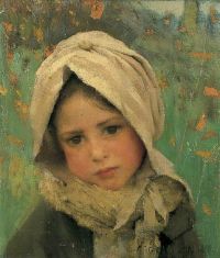 Clausen George A Little Child Before 1925 canvas print