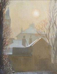 Clausen George A Winter Morning In London