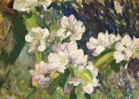 Clausen George Apple Blossom canvas print