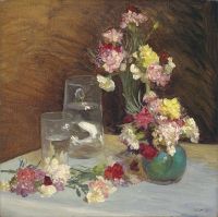 Clausen George Carnations Ca. 1920