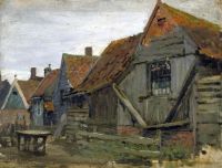 Clausen George Study Of Wooden Houses