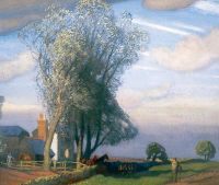 Clausen George Willow Tree Farm Before 1928 canvas print