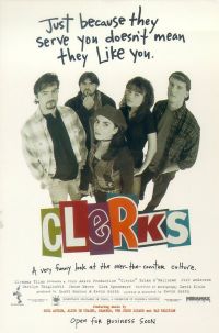 Clerks Movie Poster canvas print