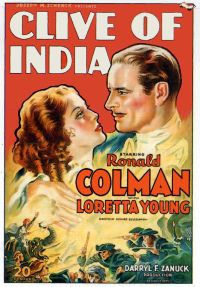 Clive Of India 1935 Movie Poster canvas print