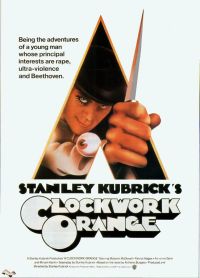 Clockwork Orange 1971 Movie Poster canvas print