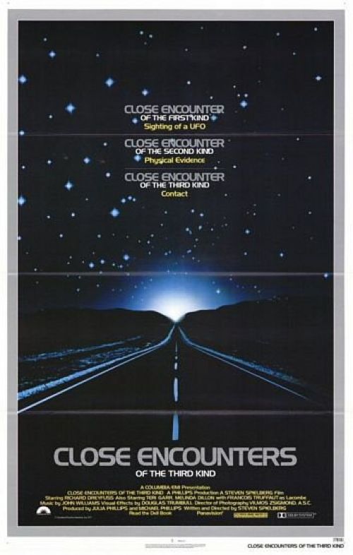 Close Encounters Of The Third Kind Movie Poster canvas print