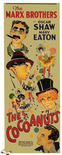 Affiche de film Noix de coco 1929