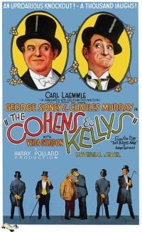 Cohens e Kellys 1926 Movie Poster stampa su tela