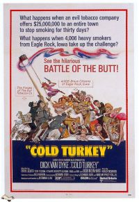 Cold Turkey 1971 Movie Poster canvas print