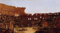 Cole Interior Of The Colosseum Rome canvas print