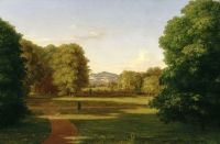 Cole Thomas Gardens des Herrenhauses Van Rensselaer 1840