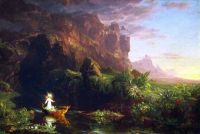 Cole Thomas The Voyage Of Life   1   Childhood 1839 40 canvas print