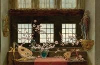 كولمان تشارلز كاريل ماي ستوديو نافذة جزيرة كابري 1897 طباعة قماشية
