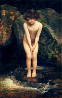 Collier John A Water Baby 1890 canvas print