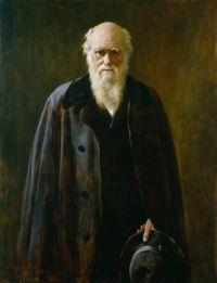 Collier John Charles Darwin 1863 canvas print