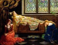Collier John The Sleeping Beauty 1921 canvas print