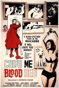 Stampa su tela Color Me Blood Red Movie Poster