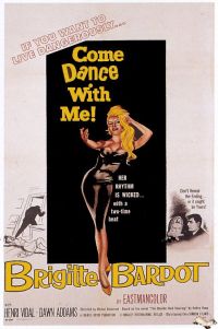 Ven a bailar conmigo 1959 Póster de la película impresión de la lona