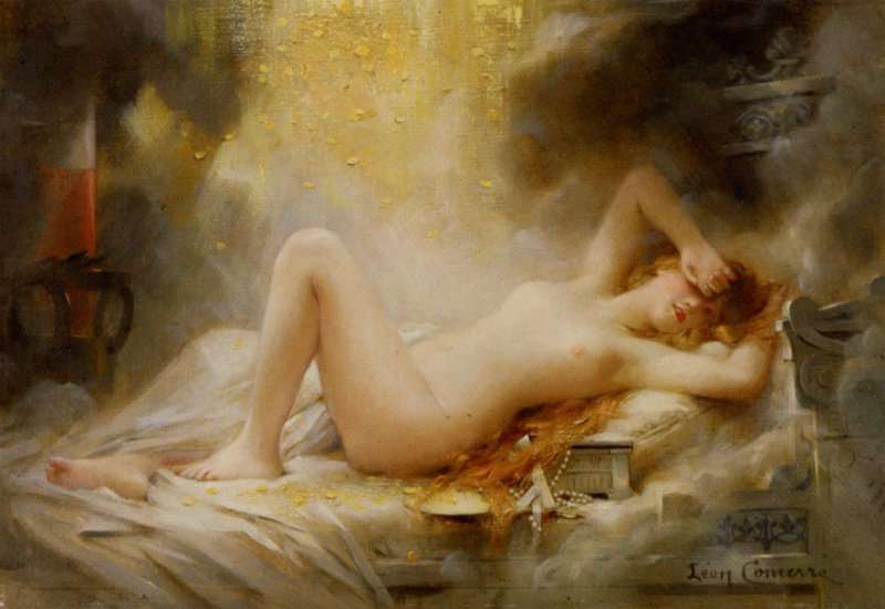 Comerre Leon Francois Danae And The Shower Of Gold canvas print