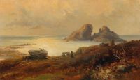 Compton Edward Harrison Coastal Landscape canvas print
