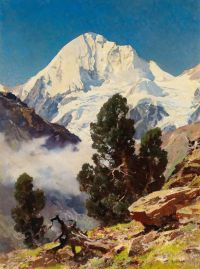 Compton Edward Harrison In The Ortler Alps