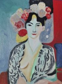 Concha De Castro Tribute To Matisse 1980 canvas print