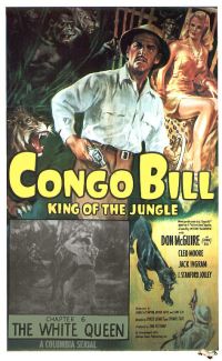 Congo Bill 1948 Movie Poster canvas print
