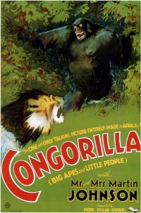 Congorilla 1932 Movie Poster canvas print