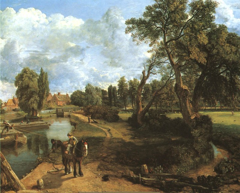 Constable John Le Moulin De Flatford canvas print