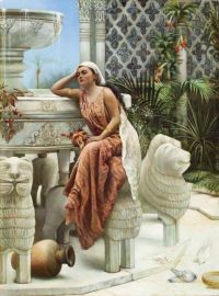 Cookesley Margaret Murray Oriental Woman At The Fountain