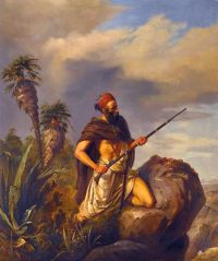 Coomans Diana On Guard 1846 canvas print