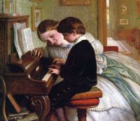 Cope Charles West The Music Lesson